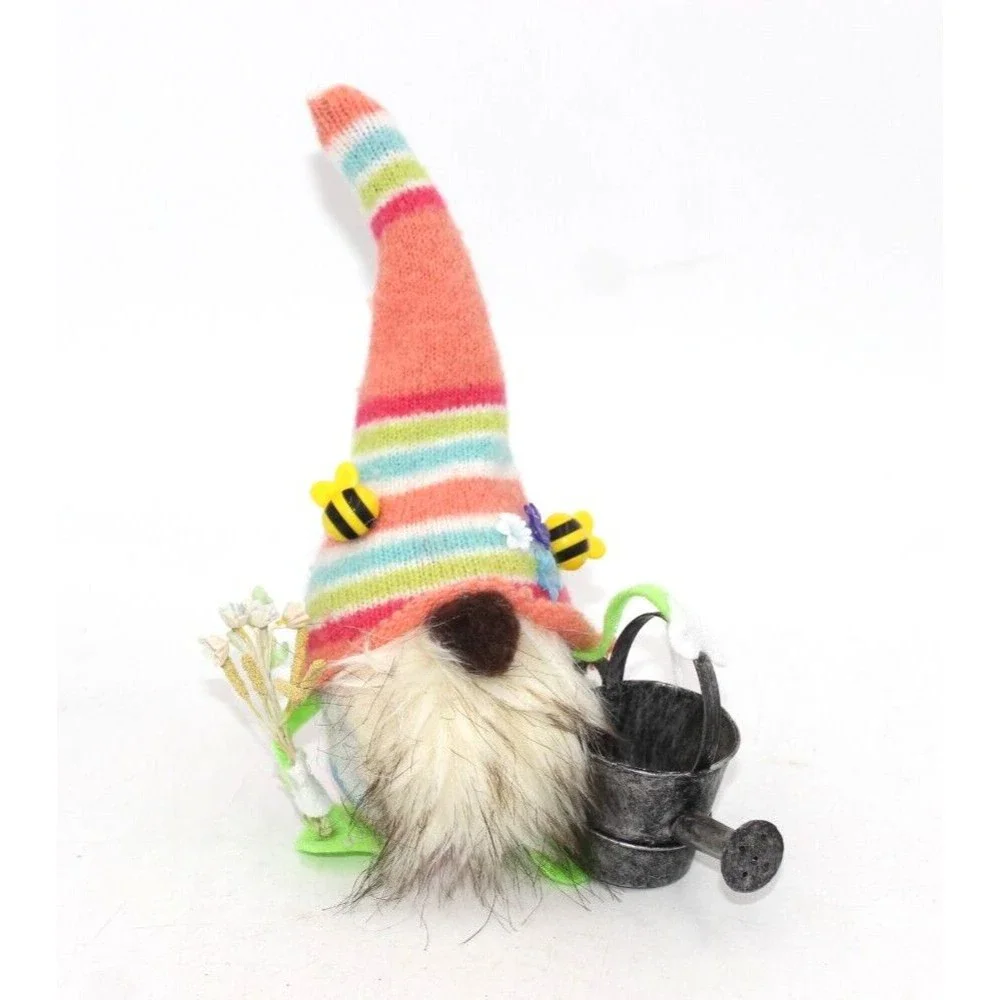 Gardening Garden Gnome Plush Handmade Scandinavian Swedish Tomte Weighted Bees